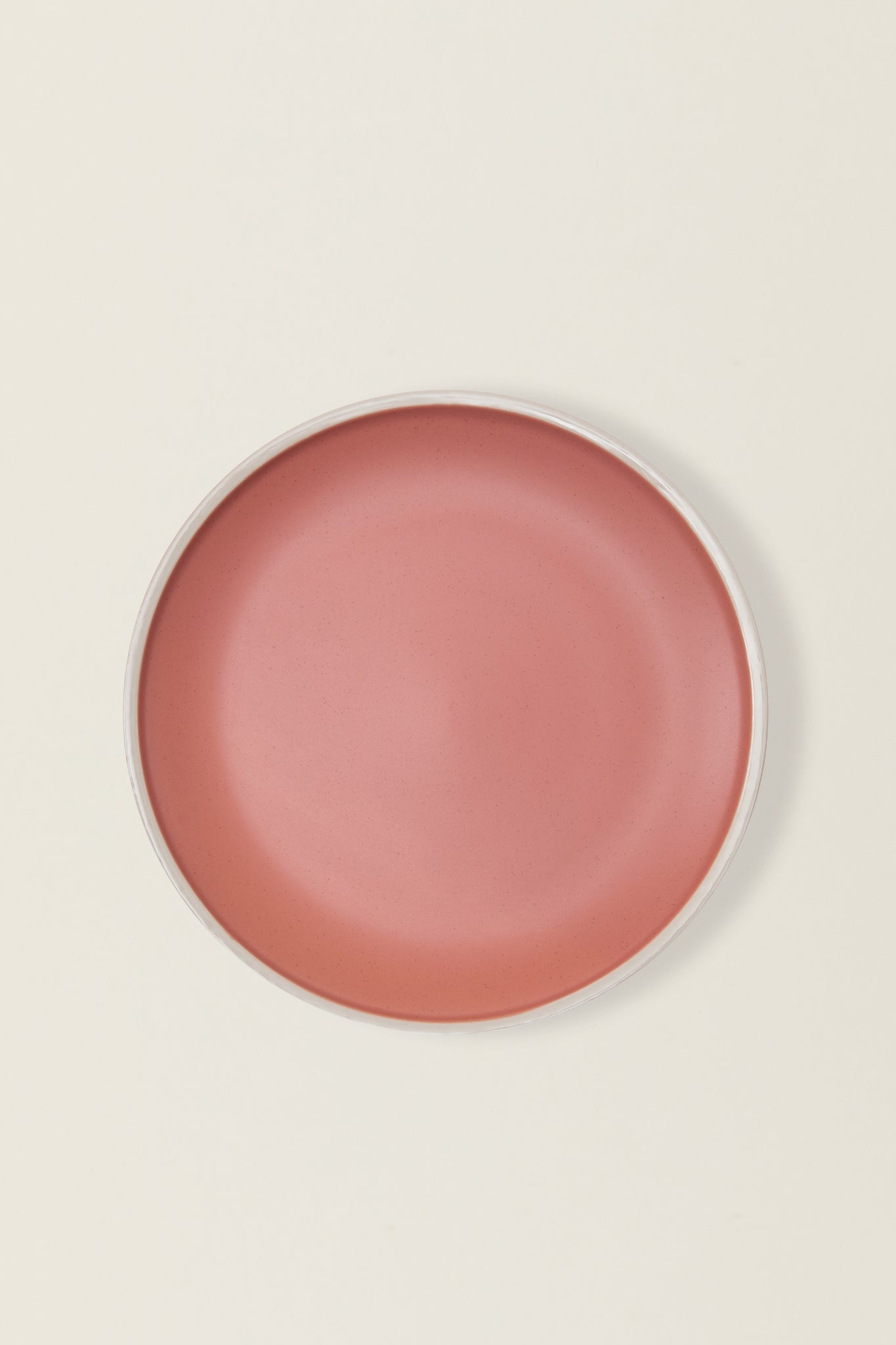 Matte Ceramic Dinner Plates (Set of 4) - dusty pink