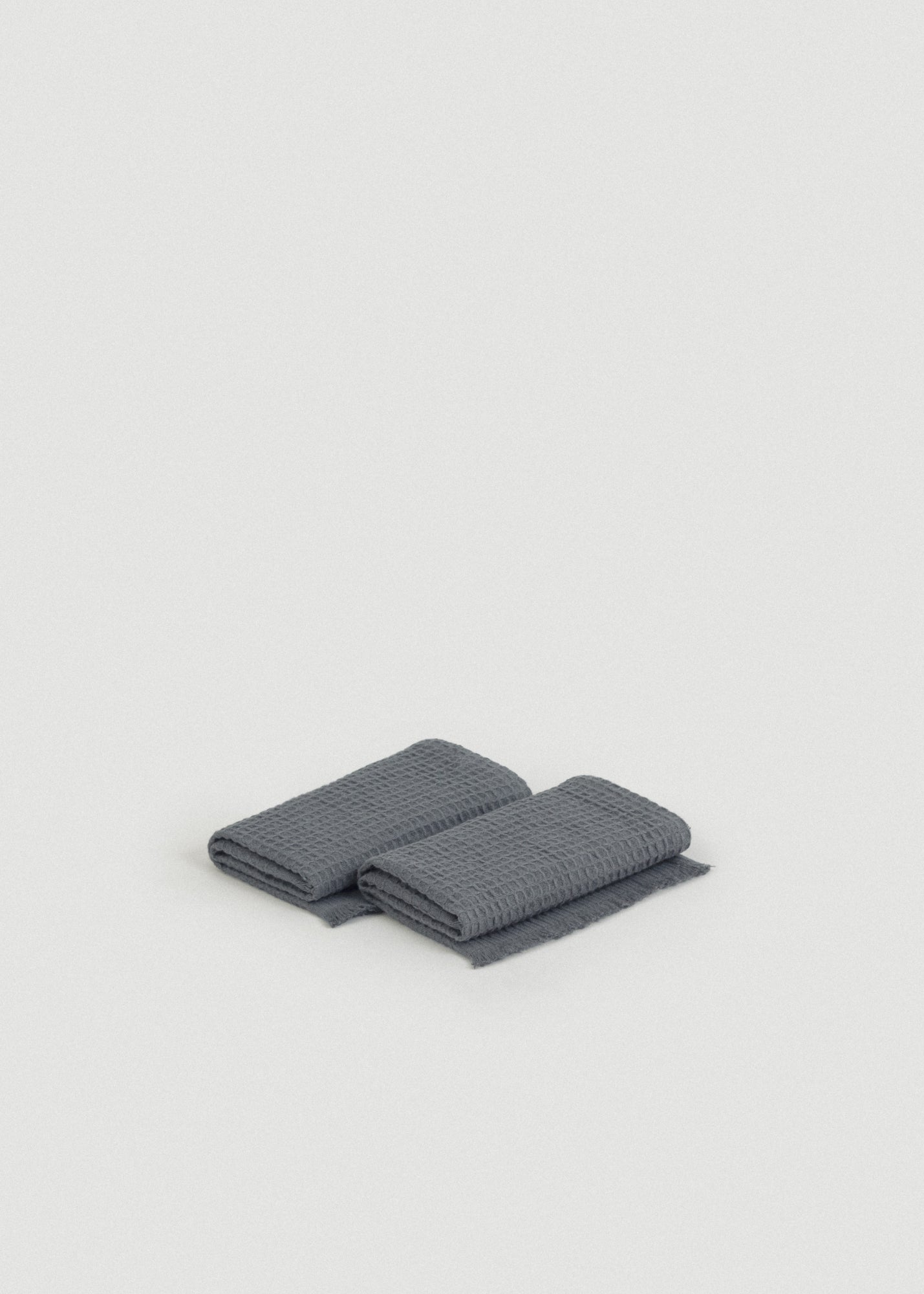 Pebble Gray Everyday Waffle Towels Set - Pebble Gray Everyday Waffle Towels Set