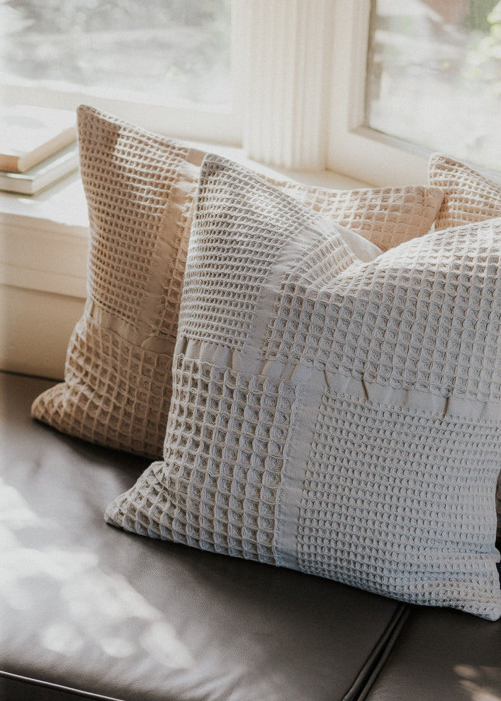 Sand Waffle Weave Pillow Cover - Sand Waffle Weave Pillow Cover
