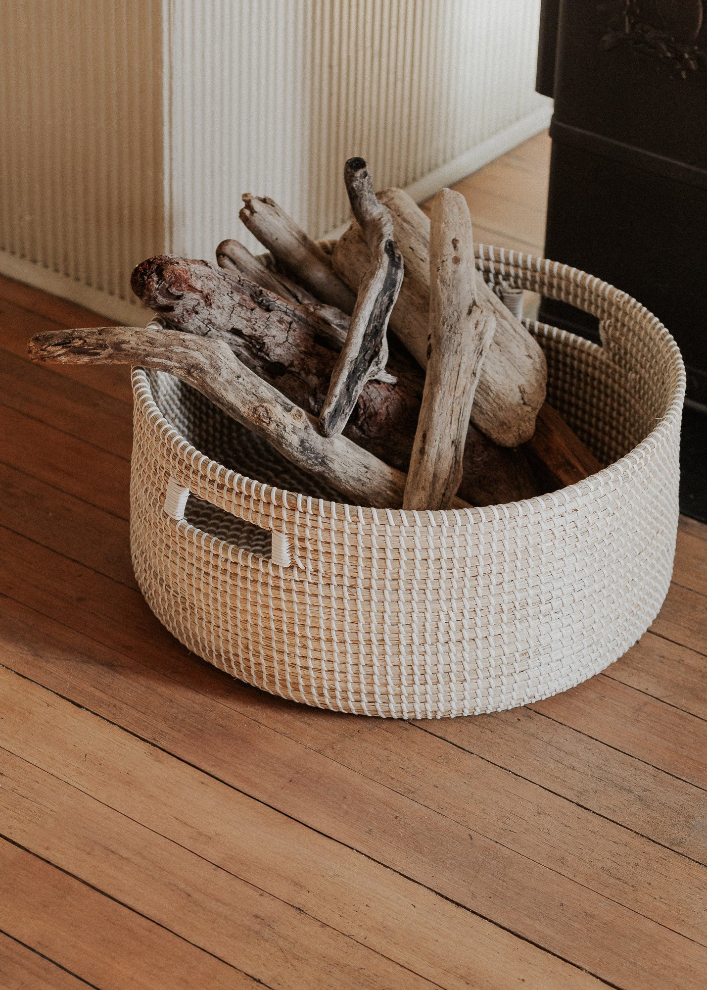 Medina Seagrass Floor Basket - featured
