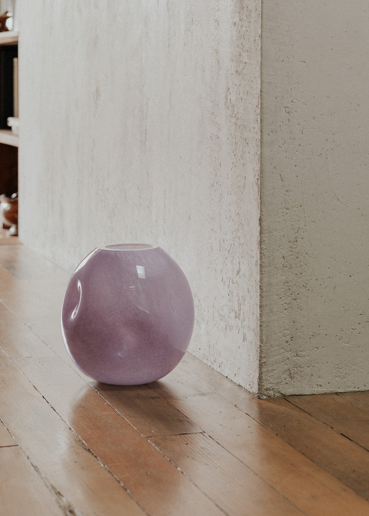 Short Cloud Glass Vase - Short Cloud Glass Vase