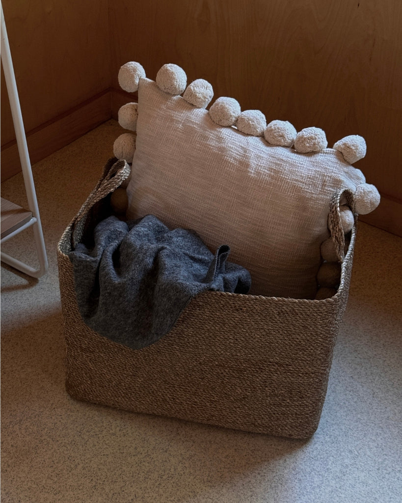 Large Souk Rectangular Seagrass Basket - Large Souk Rectangular Seagrass Basket