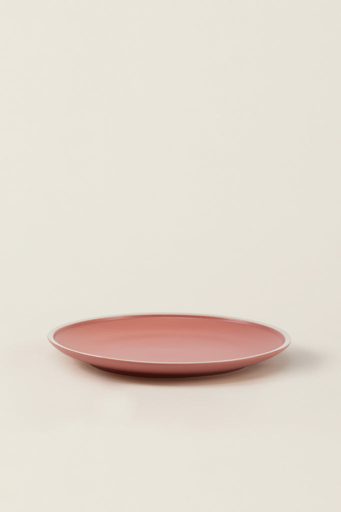 Matte Ceramic Dinner Plates (Set of 4) - dusty pink