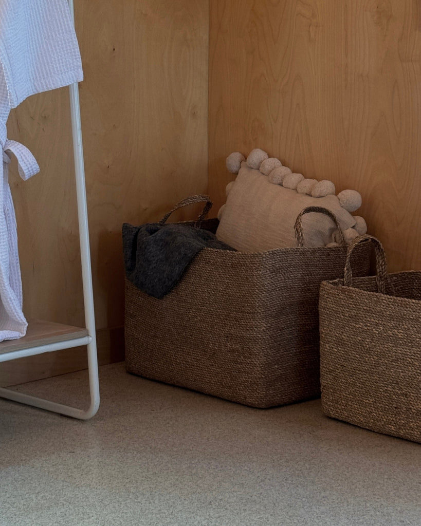 Large Souk Rectangular Seagrass Basket - Large Souk Rectangular Seagrass Basket