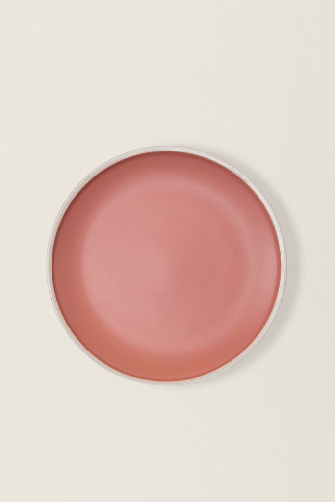 Matte Ceramic Dinner Plates (Set of 4) - dusty pink