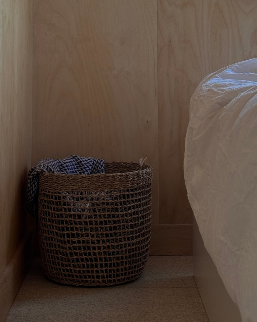 Large Siwa Tall Seagrass Basket - Large Siwa Tall Seagrass Basket