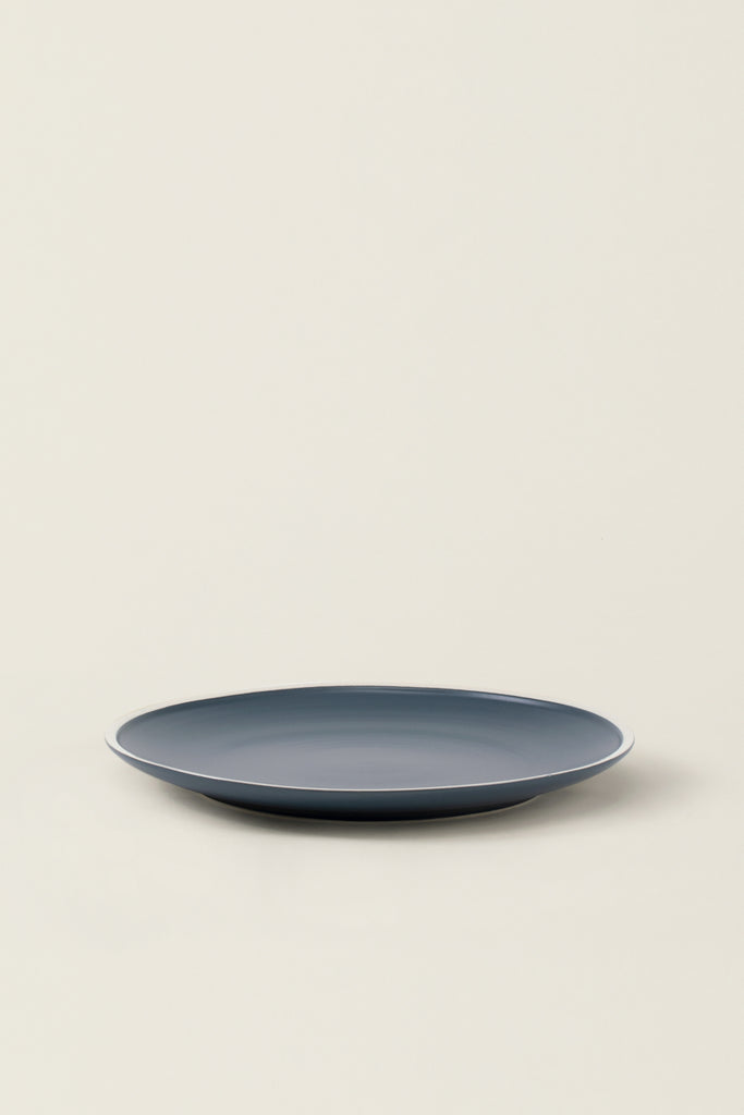 Matte Ceramic Dinner Plates (Set of 4) - midnight blue