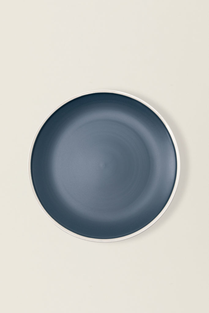 Matte Ceramic Dinner Plates (Set of 4) - midnight blue