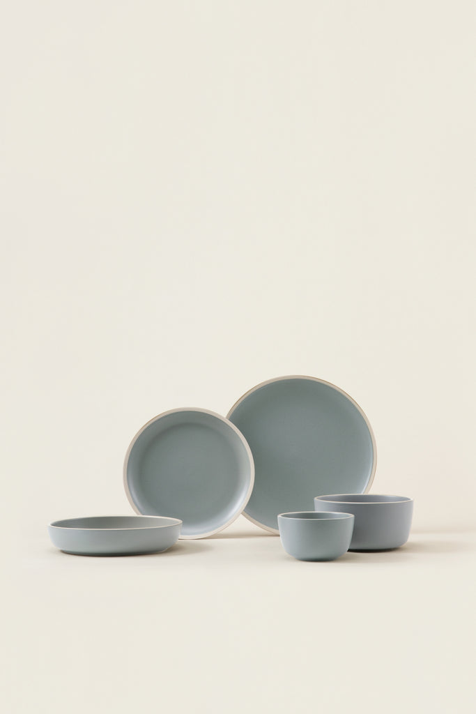Matte Ceramic Bowls (Set of 4) - sage green