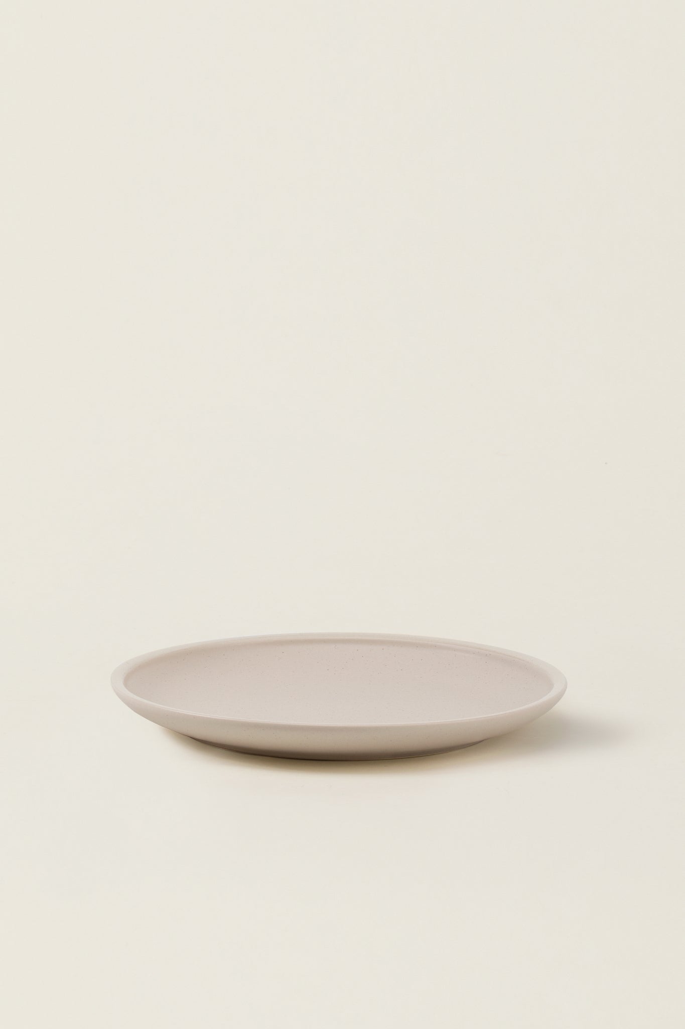 Matte Ceramic Salad Plates (Set of 4) - eggshell white