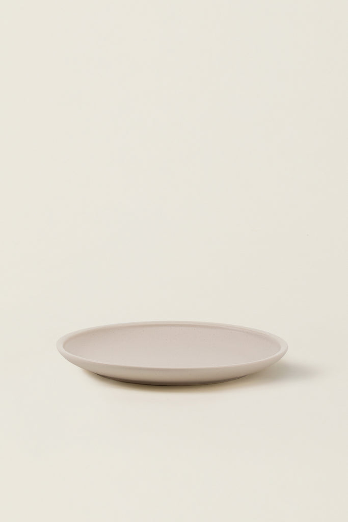 Matte Ceramic Salad Plates (Set of 4) - eggshell white