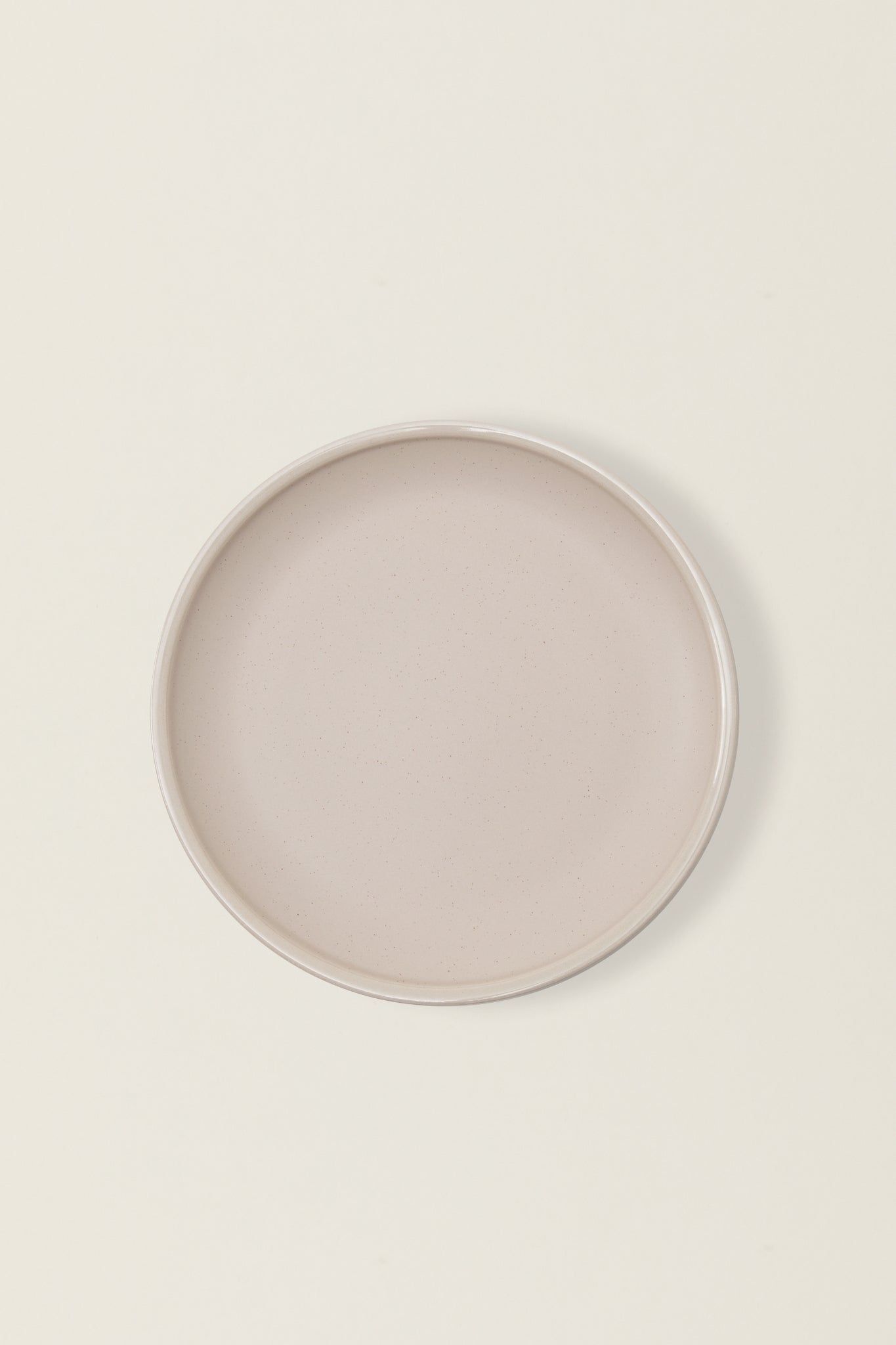 Matte Ceramic Salad Plates (Set of 4) - eggshell white