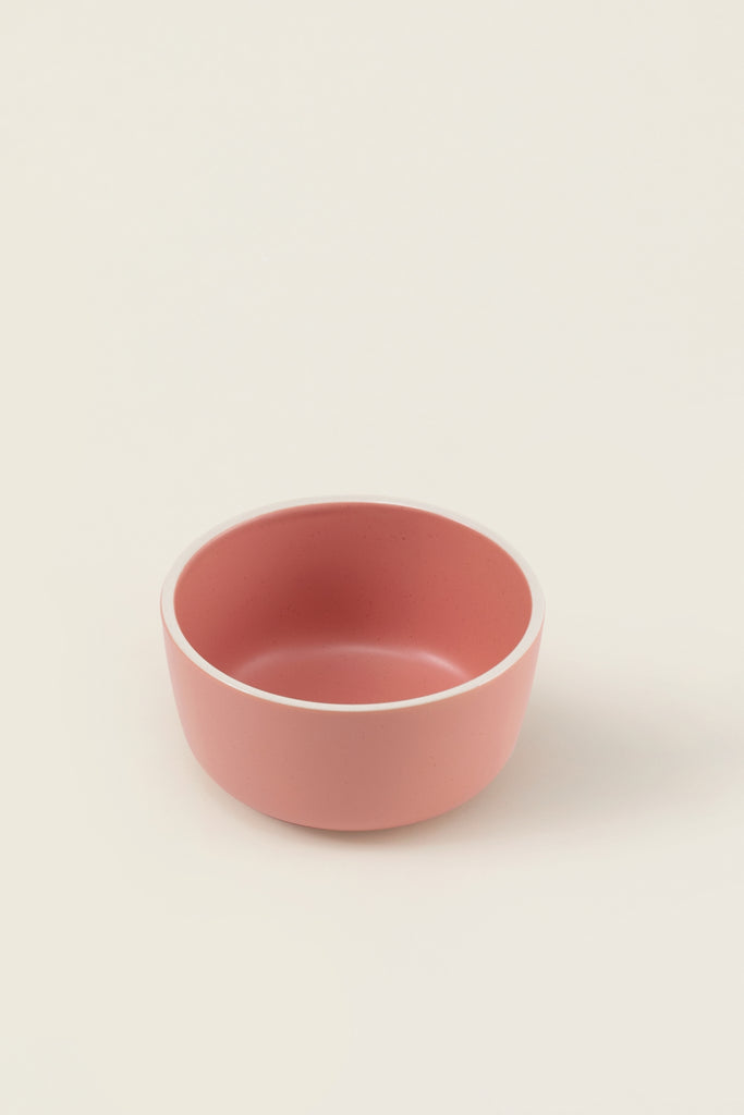 Matte Ceramic Bowls (Set of 4) - dusty pink
