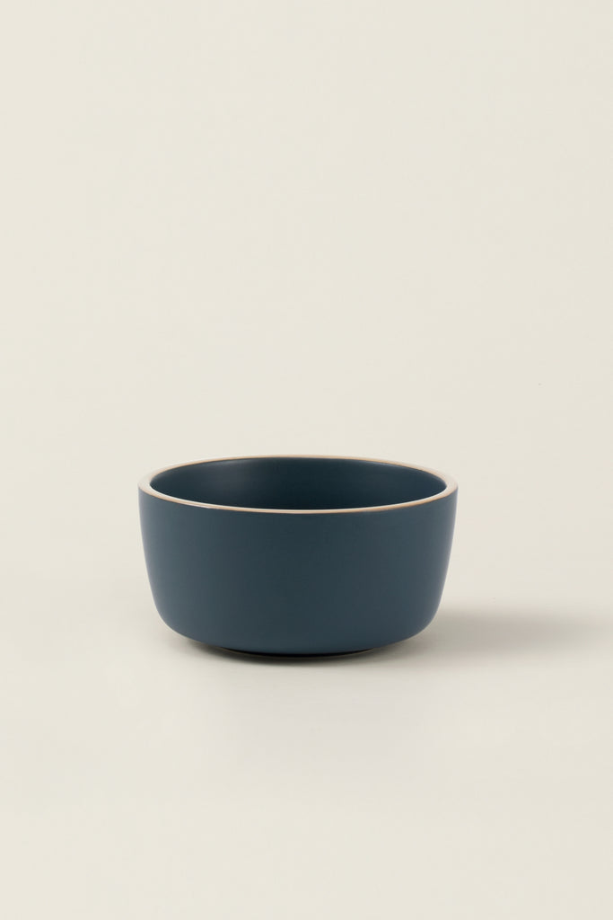 Matte Ceramic Bowls (Set of 4) - midnight blue
