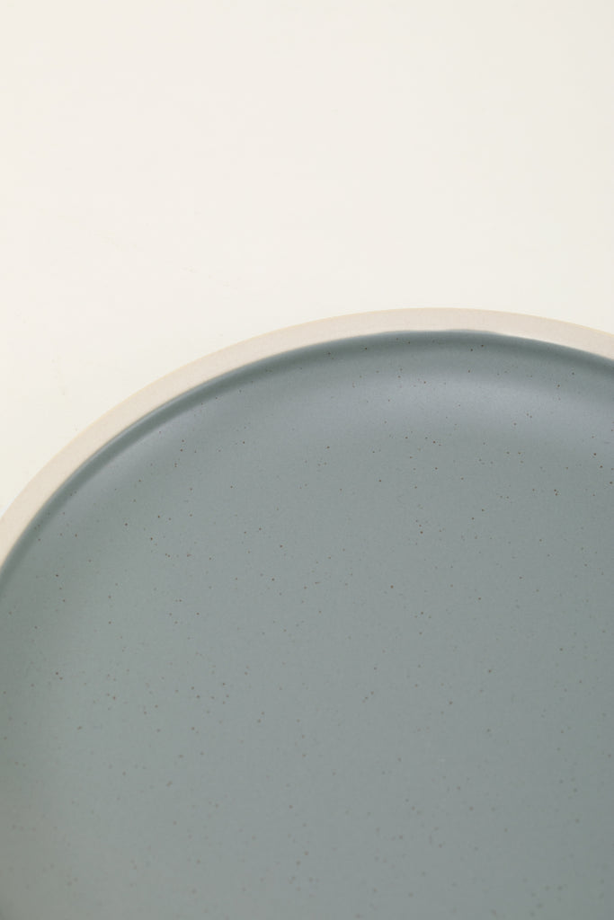 Matte Ceramic Deep Plates (Set of 4) - sage green
