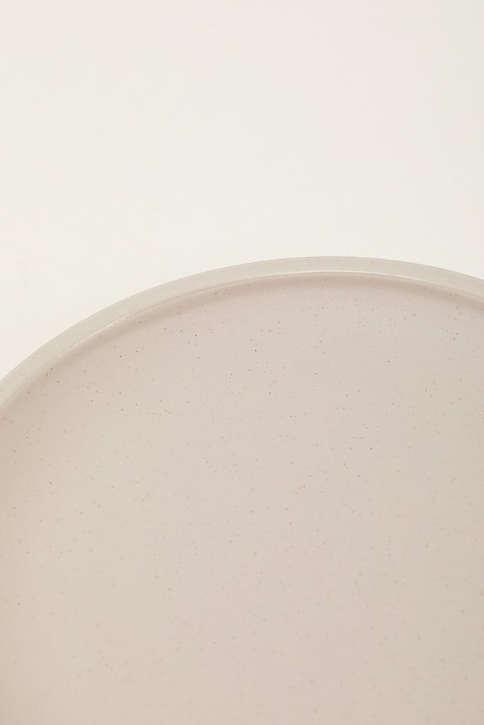 Matte Ceramic Deep Plates (Set of 4) - eggshell white