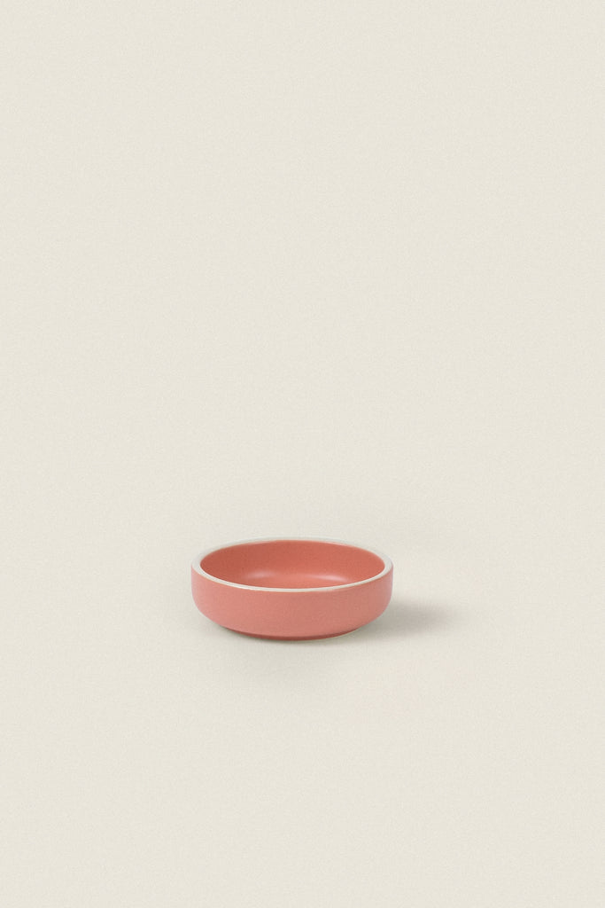Matte Ceramic Sauce Dish (Set of 4) - dusty pink