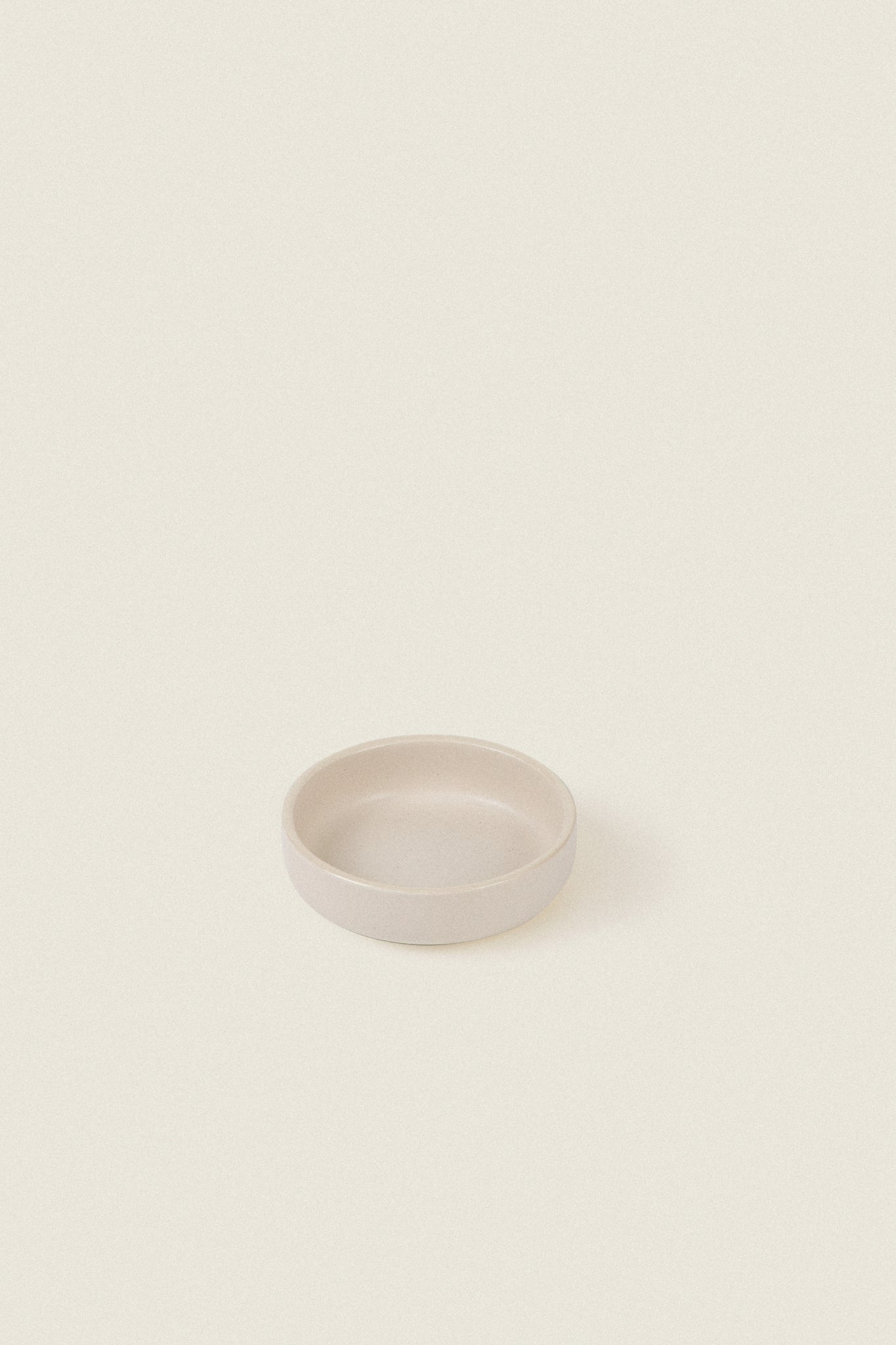 Matte Ceramic Sauce Dish (Set of 4) - eggshell white