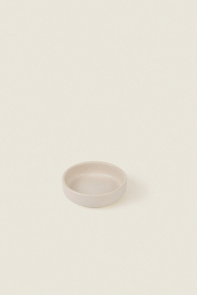 Matte Ceramic Sauce Dish (Set of 4) - eggshell white