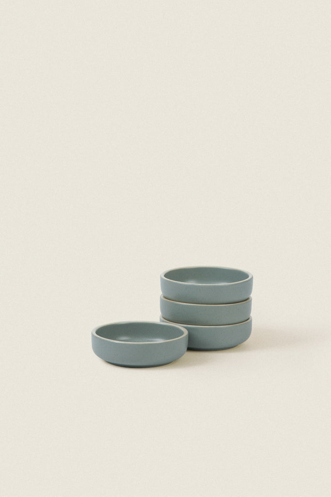 Matte Ceramic Sauce Dish (Set of 4) - sage green