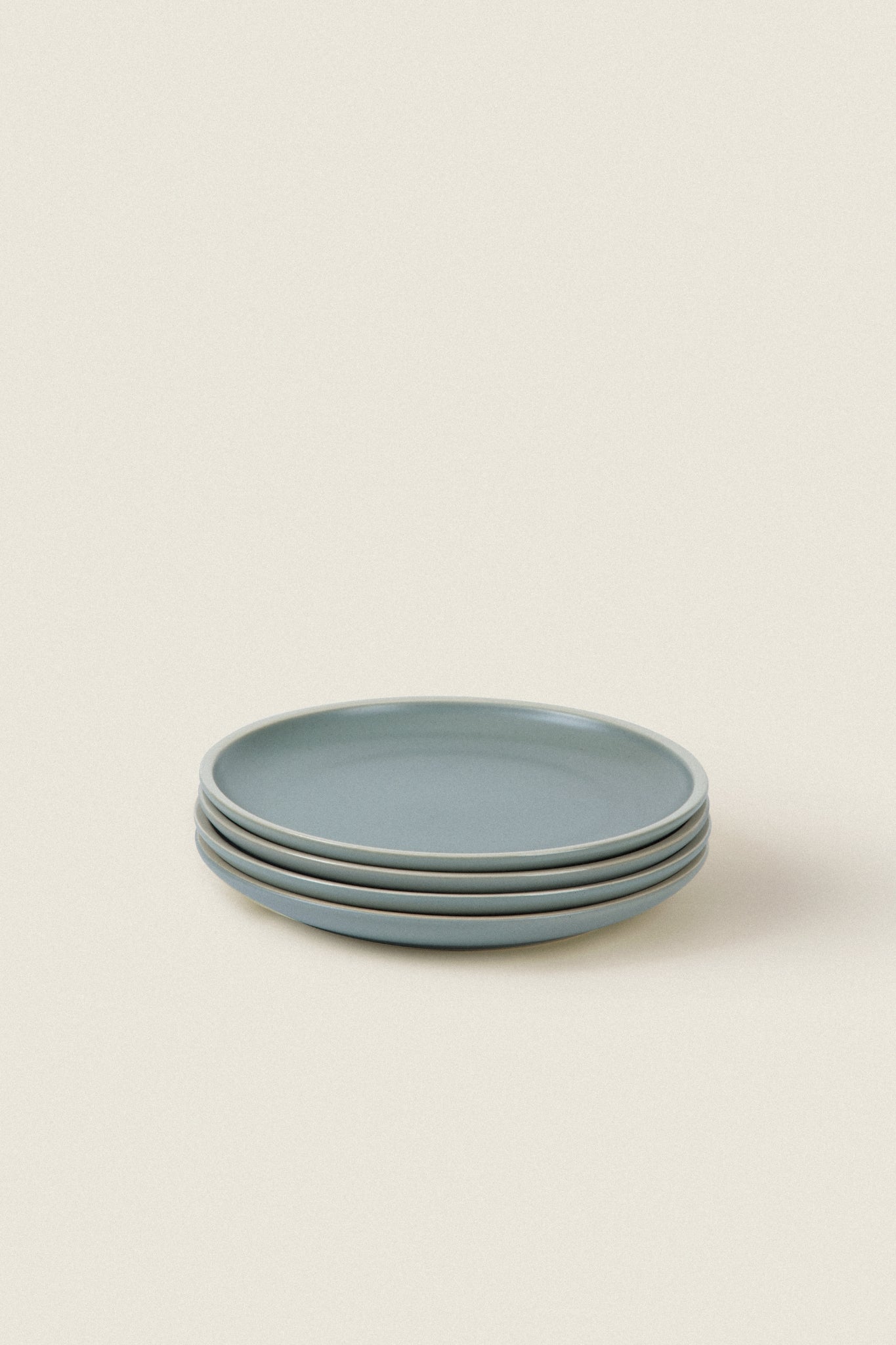 Matte Ceramic Salad Plates (Set of 4) - sage green