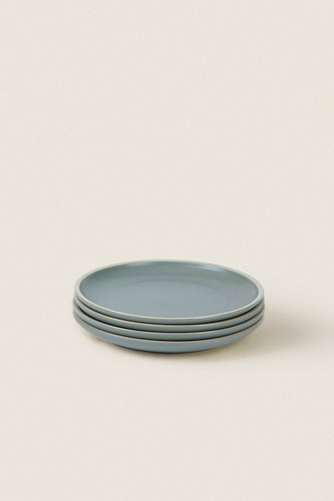 Matte Ceramic Salad Plates (Set of 4) - sage green