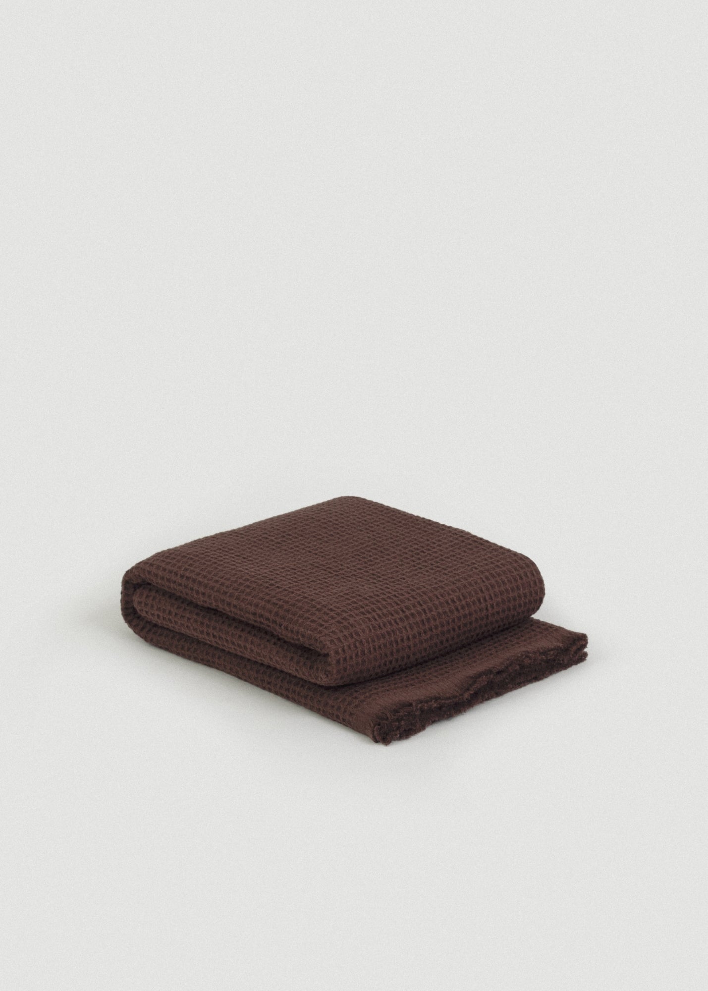 Umber Brown Everyday Waffle Towels Set - Umber Brown Everyday Waffle Towels Set