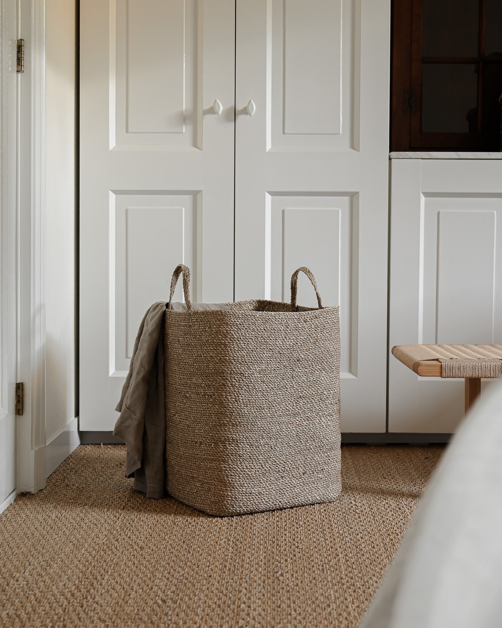 Large Souk Square Seagrass Basket - Large Souk Square Seagrass Basket