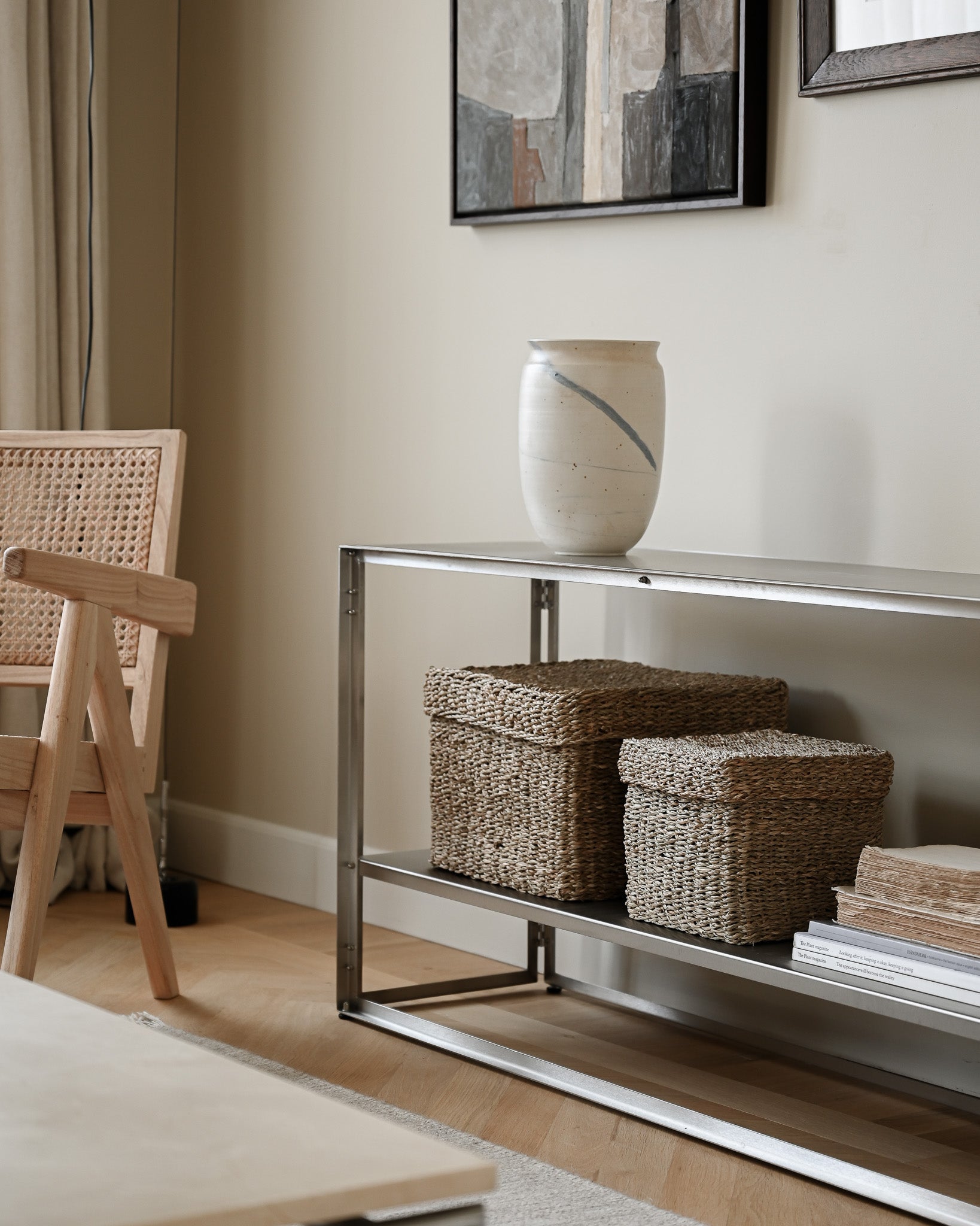 Medium Gaya Basket Box with Lid - Medium Gaya Basket Box with Lid