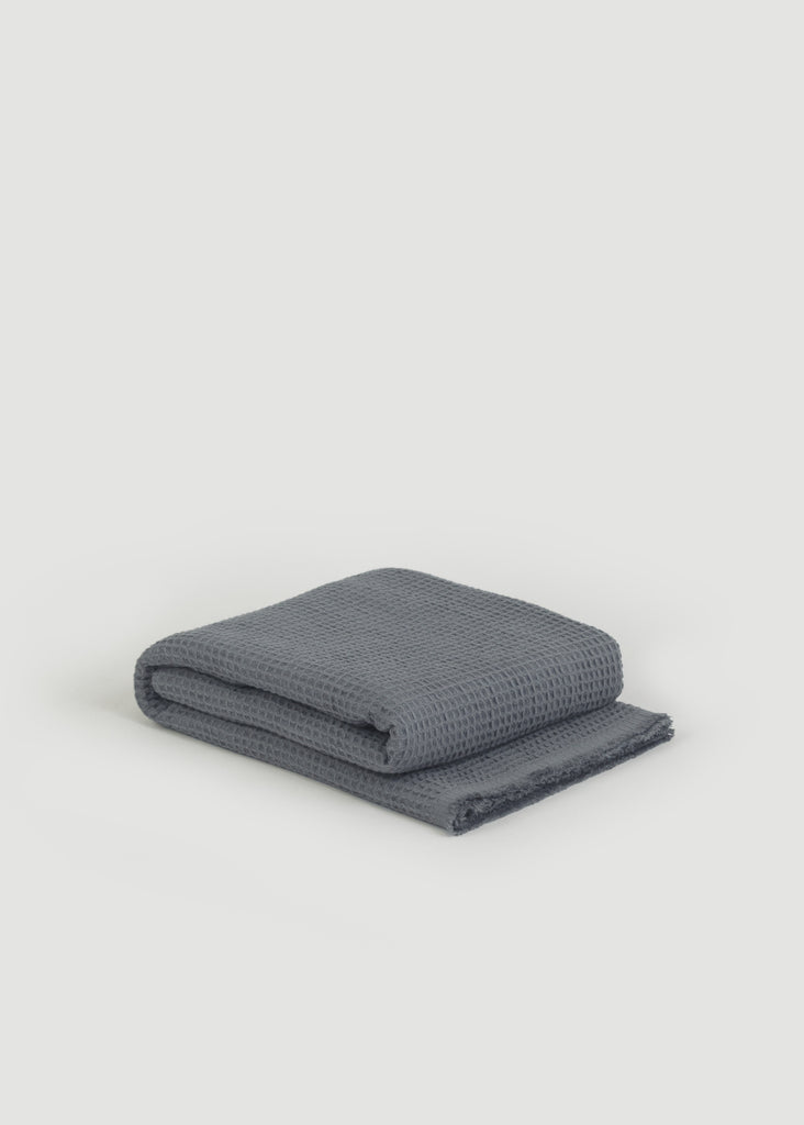 Pebble Gray Everyday Waffle Towels Set - Pebble Gray Everyday Waffle Towels Set