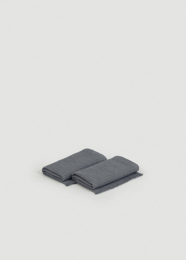 Pebble Gray Everyday Waffle Towels Set - Pebble Gray Everyday Waffle Towels Set