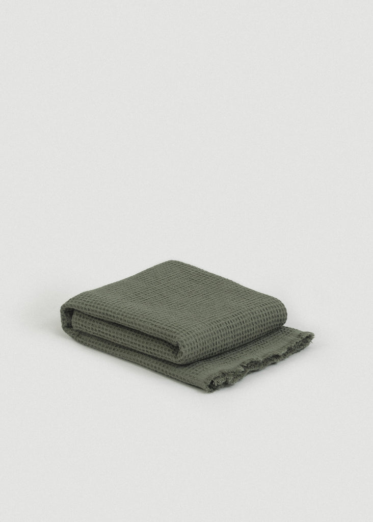 Olive Green Everyday Waffle Towels Set - Olive Green Everyday Waffle Towels Set