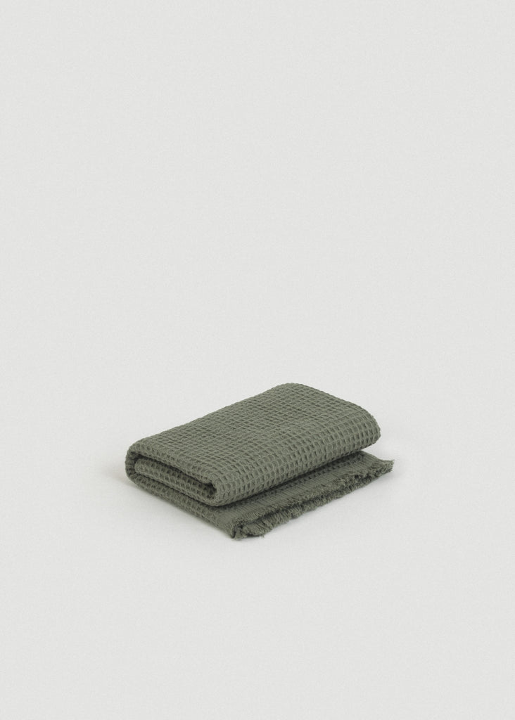 Olive Green Everyday Waffle Towels Set - Olive Green Everyday Waffle Towels Set