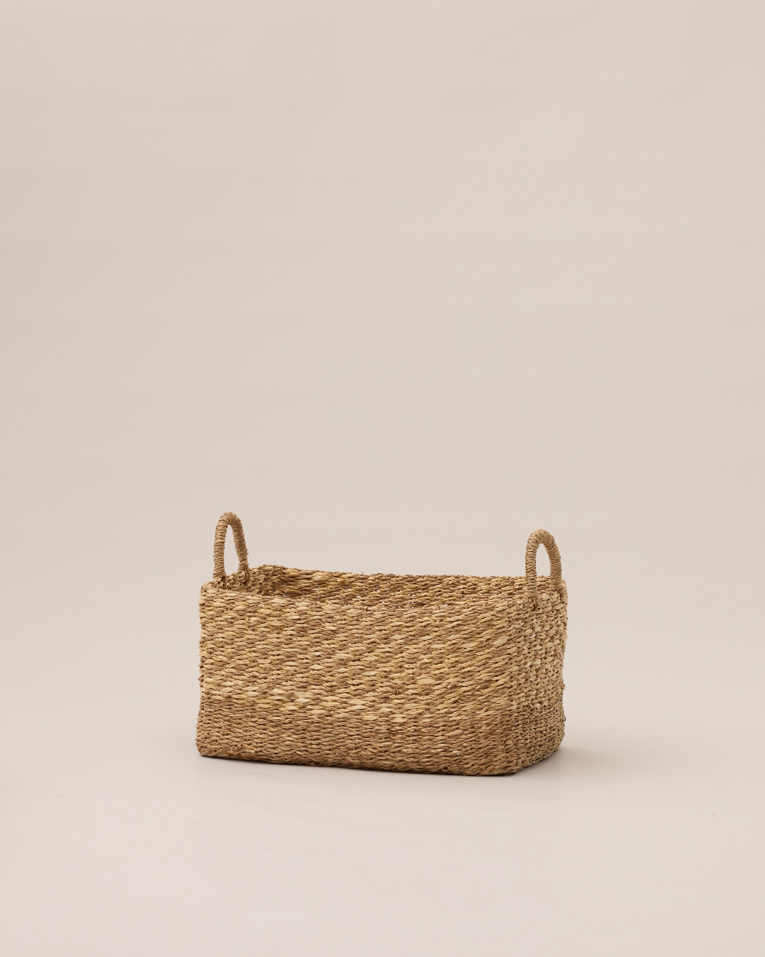 Large Lamu Rectangular Storage Basket - Large Lamu Rectangular Storage Basket