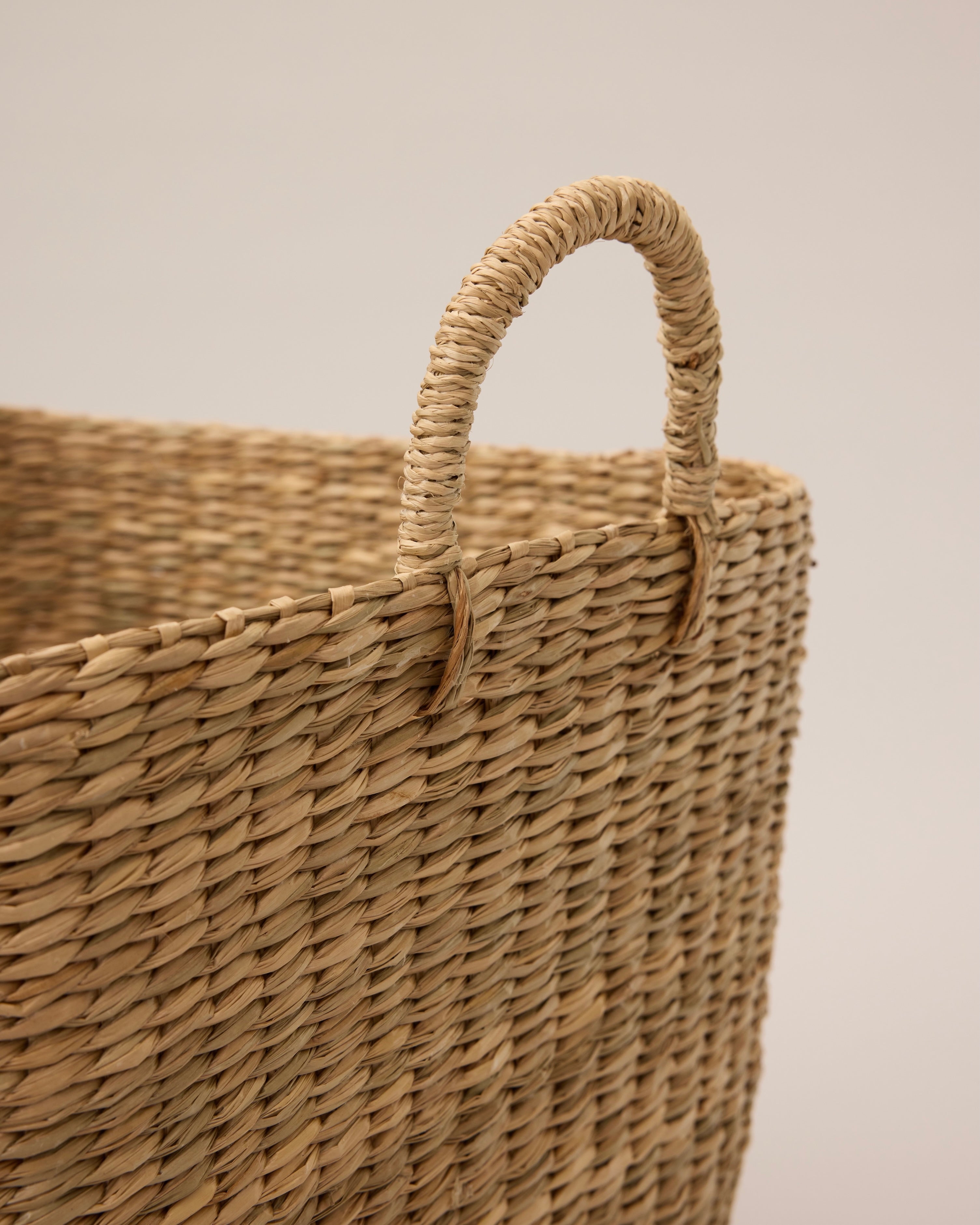 Large Lima Seagrass Storage Basket - Large Lima Seagrass Storage Basket