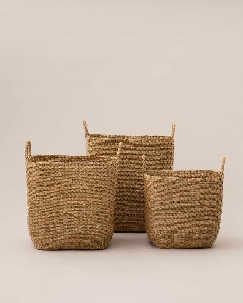 Small Lima Seagrass Storage Basket - Small Lima Seagrass Storage Basket