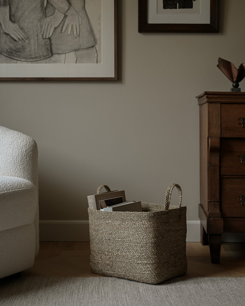 Souk Rectangular Seagrass Basket - Souk Rectangular Seagrass Basket