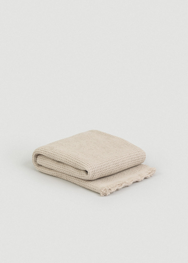 Warm Oatmeal Everyday Waffle Towels Set - Warm Oatmeal Everyday Waffle Towels Set