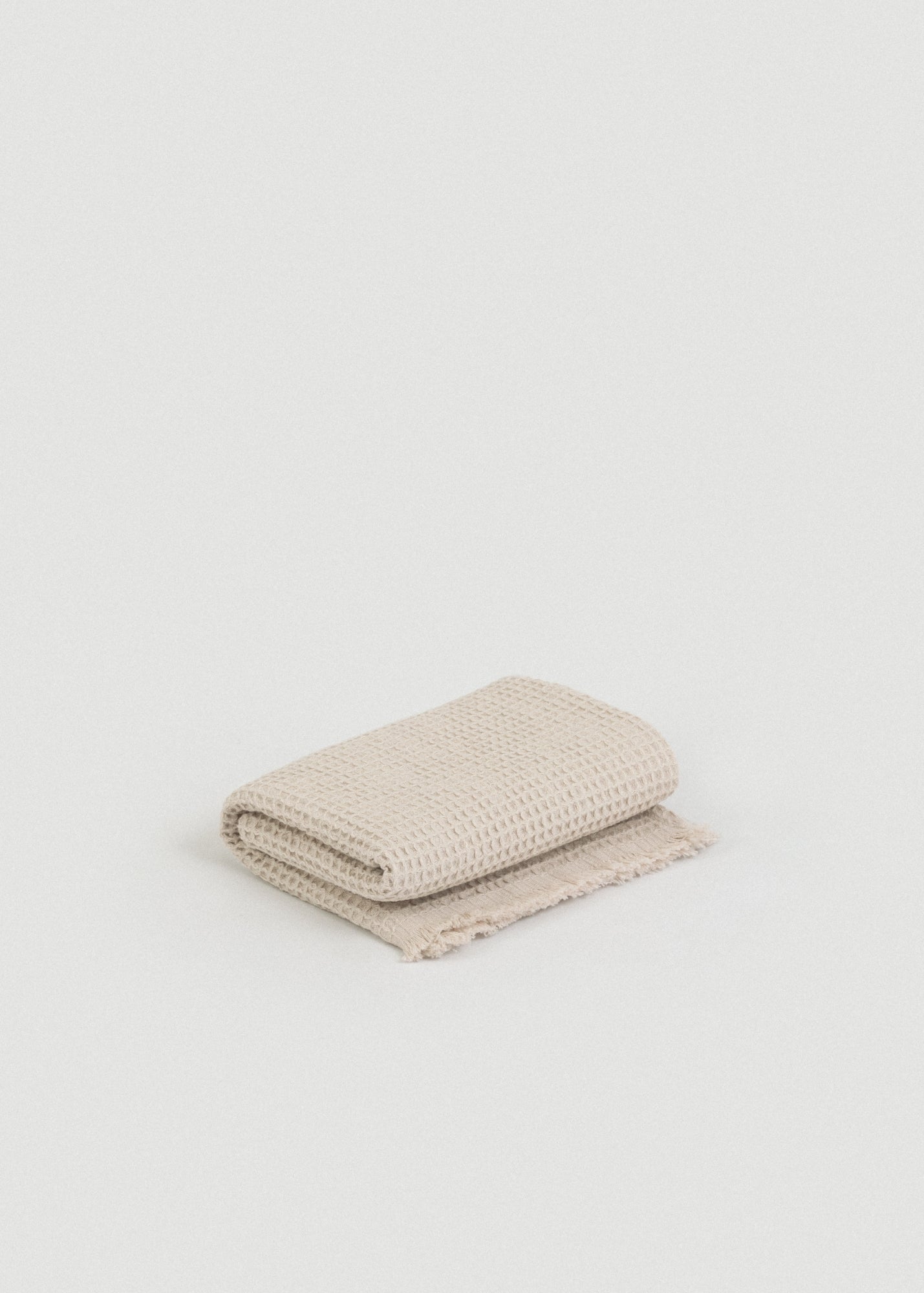 Warm Oatmeal Everyday Waffle Towels Set - Warm Oatmeal Everyday Waffle Towels Set