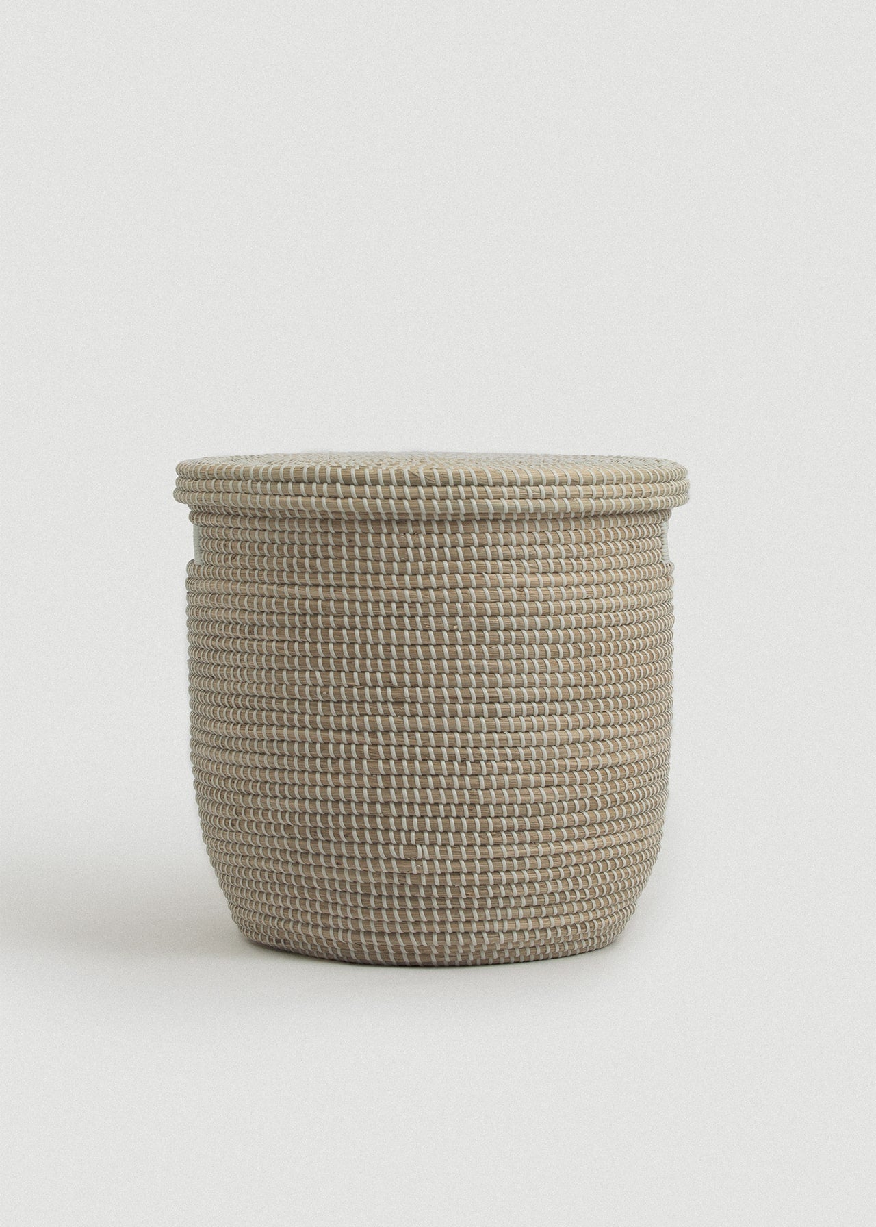 Medina Flat Lid Seagrass Baskets Set - Medina Flat Lid Seagrass Baskets Set