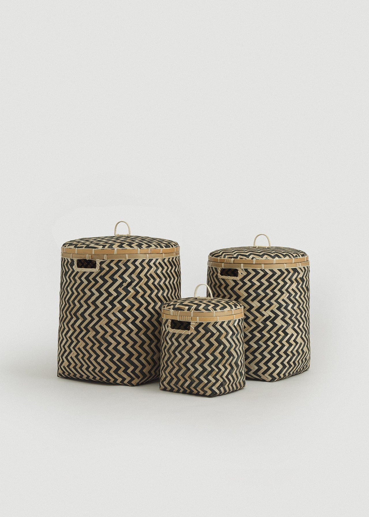 Java Bamboo Baskets Set - featured