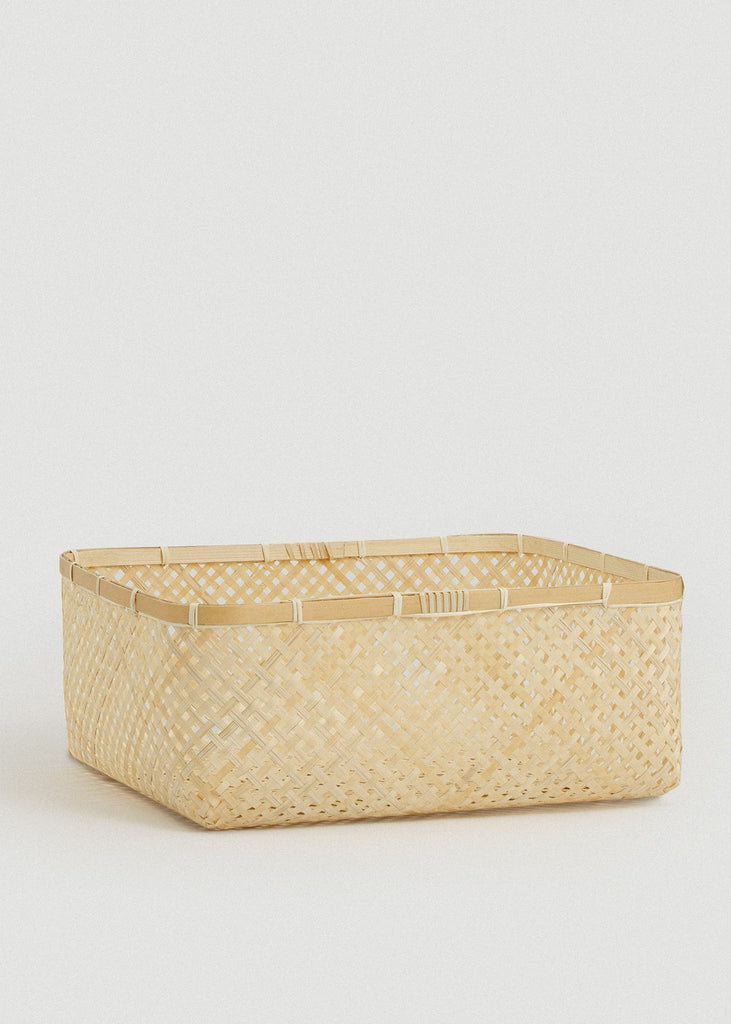 Muko Rectangular Organizing Bamboo Baskets (Set of 4) - Muko Rectangular Organizing Bamboo Baskets (Set of 4)