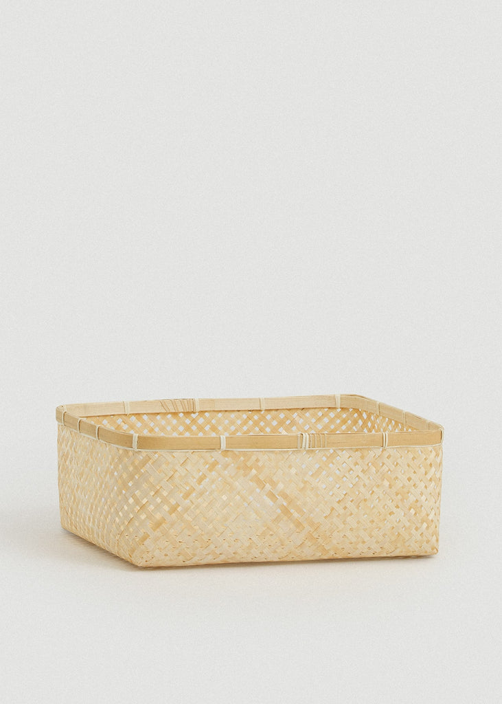 Muko Rectangular Organizing Bamboo Baskets (Set of 4) - Muko Rectangular Organizing Bamboo Baskets (Set of 4)