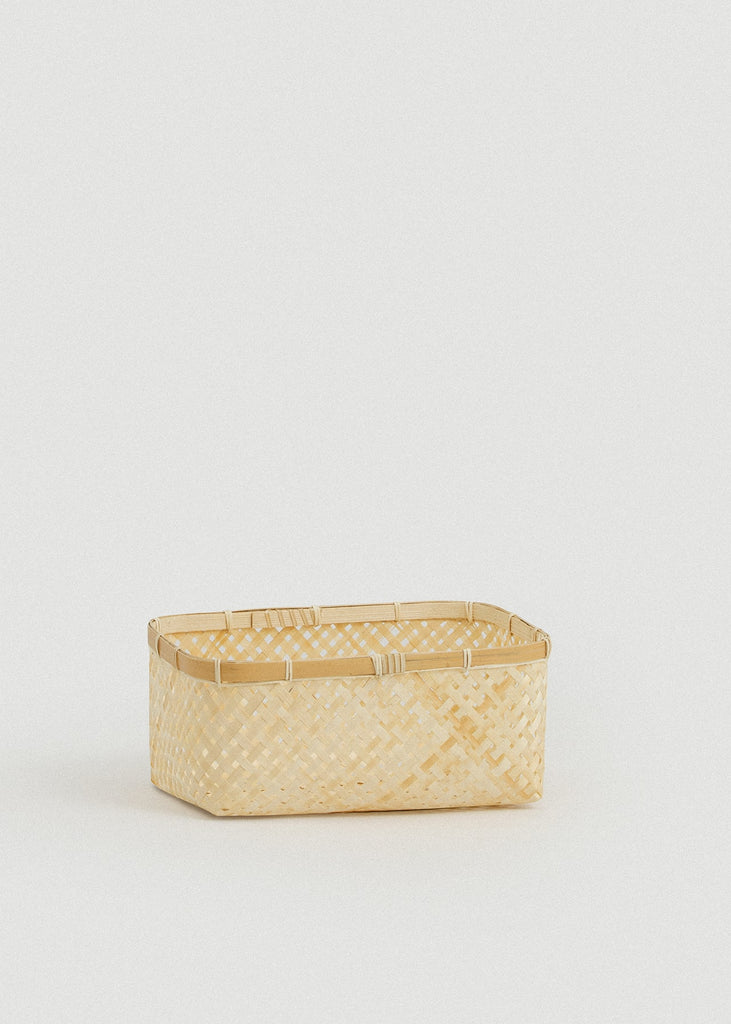 Muko Rectangular Organizing Bamboo Baskets (Set of 4) - Muko Rectangular Organizing Bamboo Baskets (Set of 4)