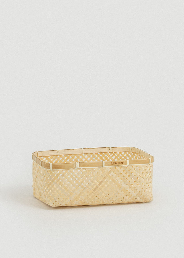 Muko Rectangular Organizing Bamboo Baskets (Set of 4) - Muko Rectangular Organizing Bamboo Baskets (Set of 4)
