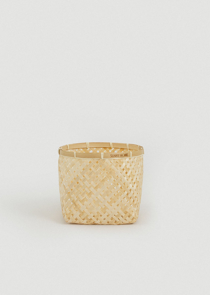 Muko Square Organizing Bamboo Baskets (Set of 4) - Muko Square Organizing Bamboo Baskets (Set of 4)