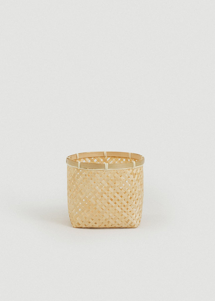 Muko Square Organizing Bamboo Baskets (Set of 4) - Muko Square Organizing Bamboo Baskets (Set of 4)