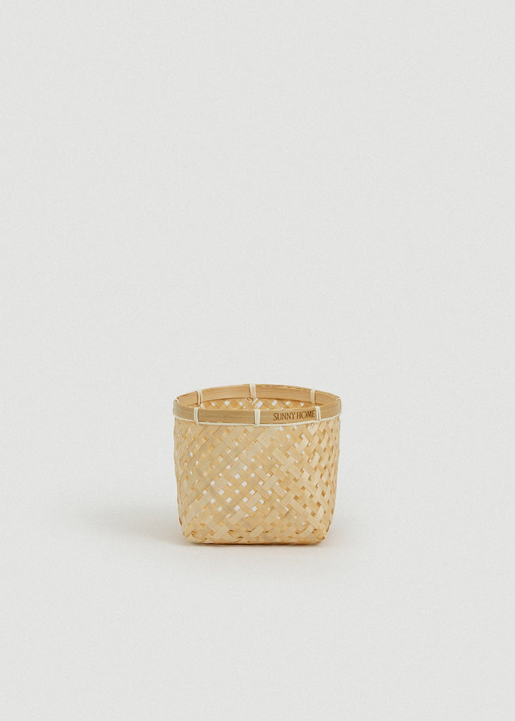 Muko Square Organizing Bamboo Baskets (Set of 4) - Muko Square Organizing Bamboo Baskets (Set of 4)