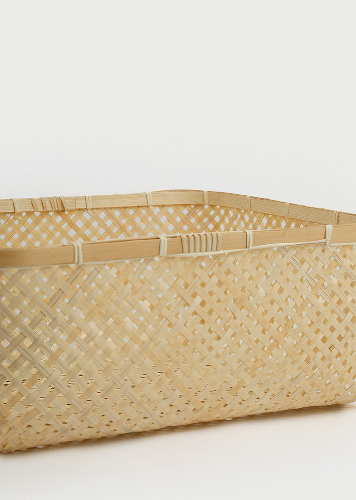 Muko Rectangular Organizing Bamboo Baskets (Set of 4) - Muko Rectangular Organizing Bamboo Baskets (Set of 4)