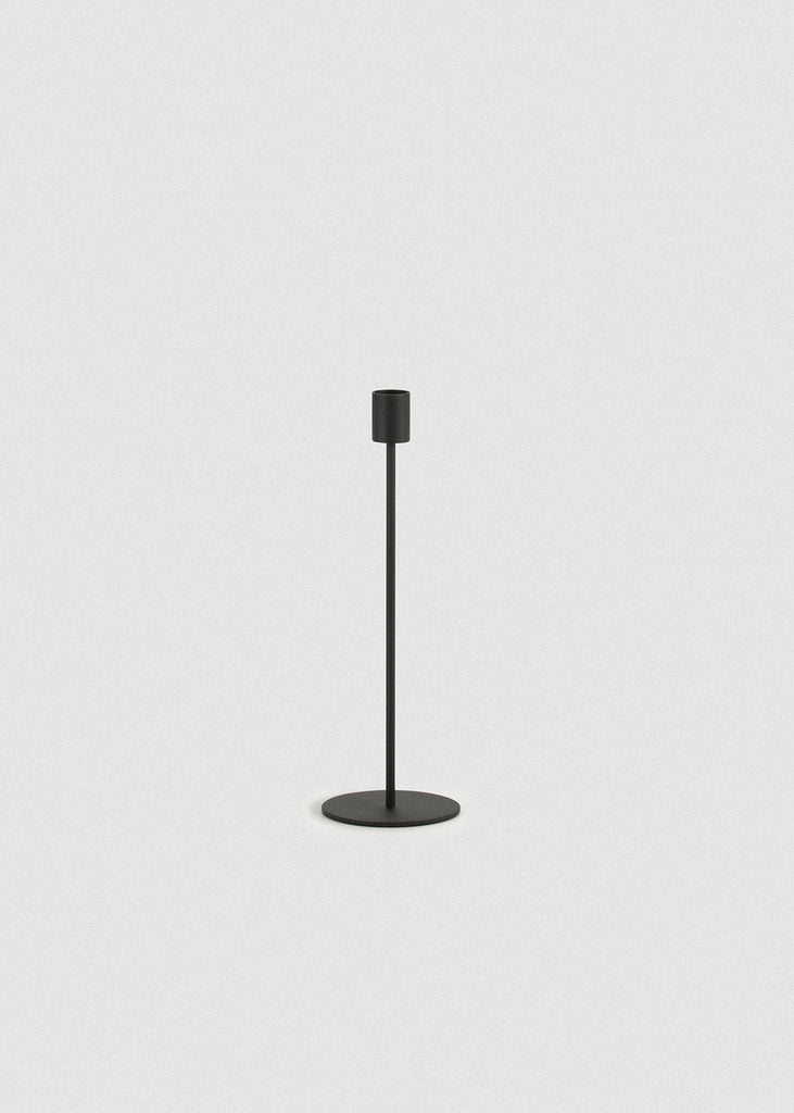 Black Doric Candle Holder - Black Doric Candle Holder